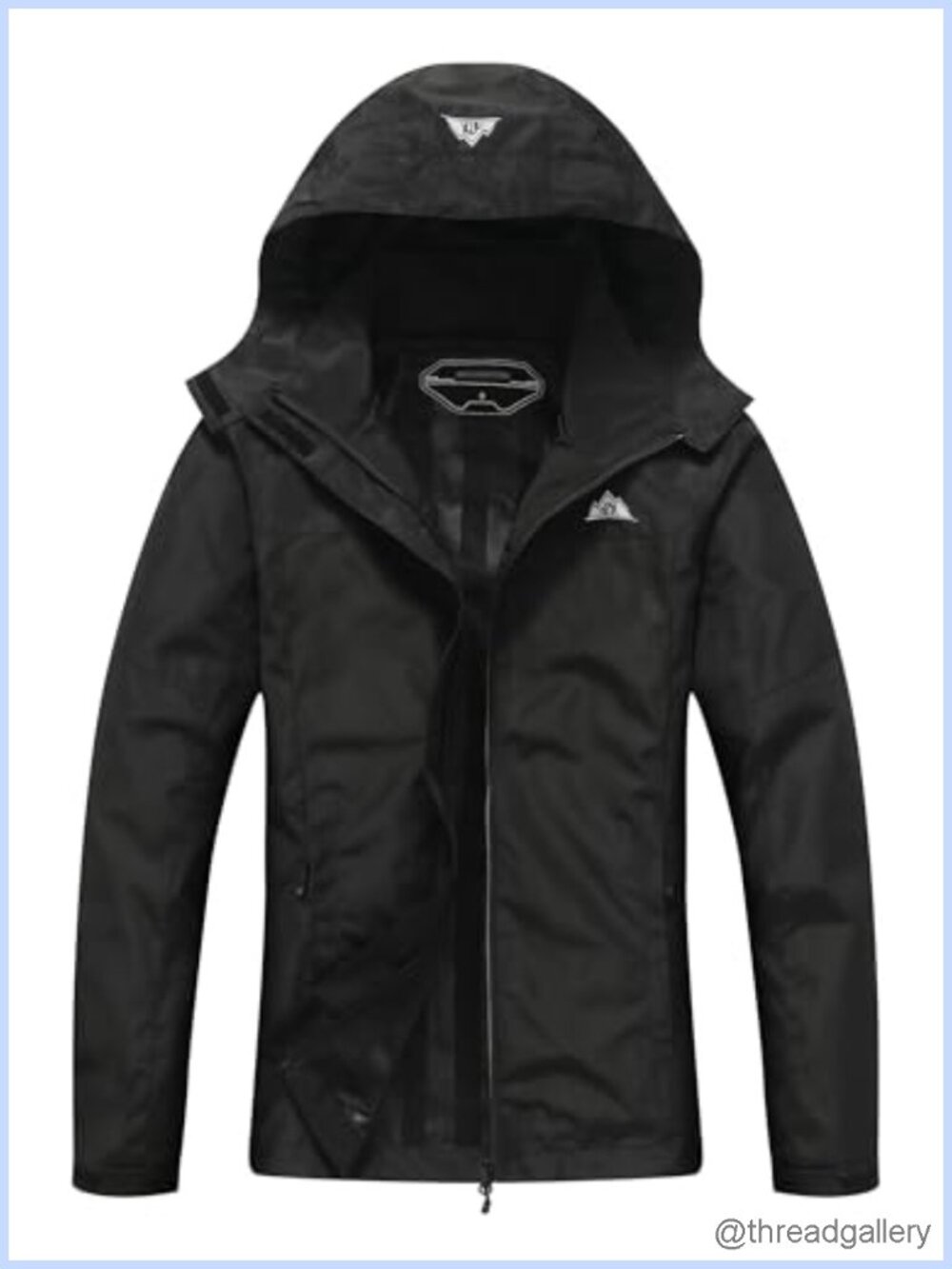 DECKTIN Women's Waterproof Rain Jacket Hooded Lightweight Windbreaker